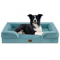 Comfort Expression cama ortopédica para perro grande, vista superior que inspira seguridad y descanso.