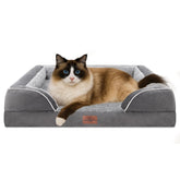 Cama Comfort Expression para perros pequeños, vista frontal, ofrece apoyo y confort.