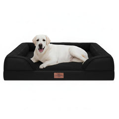Cama ortopédica Comfort Expression para perros XXL, vista frontal, soporte para articulaciones.