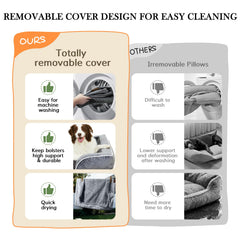 Cama ortopédica Comfort Expression para perros XXL, plano superior de peluche suave.