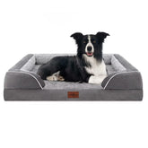 Cama Comfort Expression para perros grandes con espuma ortopédica tipo huevo y soporte para articulaciones.
