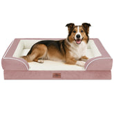Cama Comfort Expression para perros grandes con espuma huevo brindando apoyo cómodo
