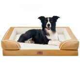 Cama Comfort Expression con espuma huevo ofrece soporte ergonómico para perros grandes