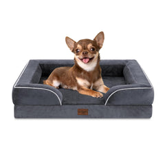 Comfort Expression Cama Ortopédica, espuma de panales para perros pequeños, soporte cómodo.