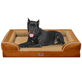 Comfort Expression: cama ortopédica extra grande para perros grandes, vista frontal.