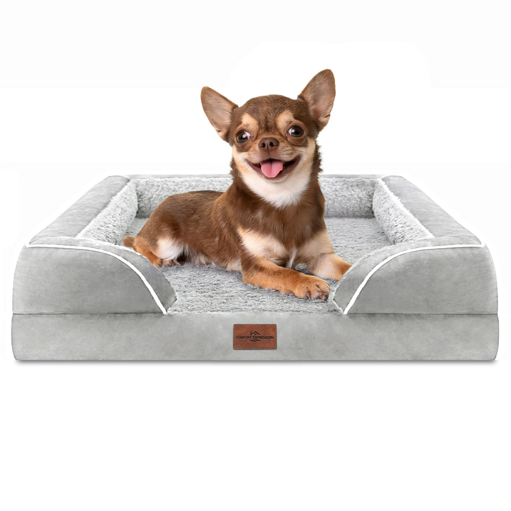 Cama Comfort Expression para perros pequeños 24x16 con soporte ortopédico.