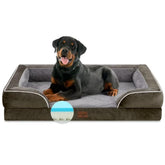 Cama Comfort Expression para perros XXL, exterior gris-verde, descanso amplio y seguro.