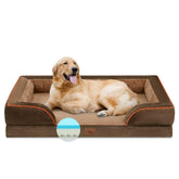 Cama Comfort Expression ortopédica para perros grandes (cama-perros-ortopedica-grandes-42x30) ofrece soporte.