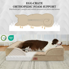 Diseño de cuatro lados de Comfort Expression envuelve al perro para mayor seguridad.