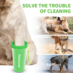 Comotech Limpiapatas: cepillos dentales para perros, dos unidades incluidas.