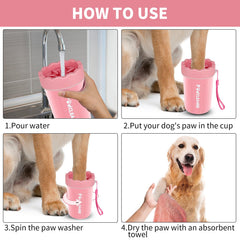 Comotech limpiapatas para perros: toallas absorbentes para secado rápido.