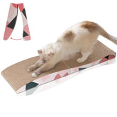 ComSaf rasca-gato de cartón 32x10, amplio para estirarse y rascar