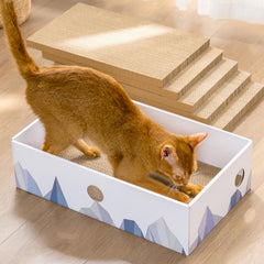 Conlun reposo para gato en cartón resistente para interiores