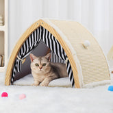 COODIA casa-gato-interior: refugio cómodo para siestas tranquilas.