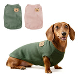 Camiseta COOHAMS para perro con tejido waffle ligero, ideal para climas cálidos.