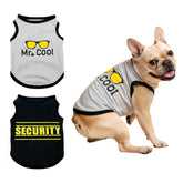 COOHAMS: dos camisetas para perro, senor-genial y seguridad, uso diario cómodo.