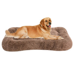 Cama Coohom para perro con peluche para jaula, confort cálido diario.