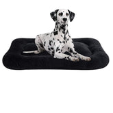 Cama Coohom Deluxe para perro, piel de serpiente, descanso cálido y lujoso.