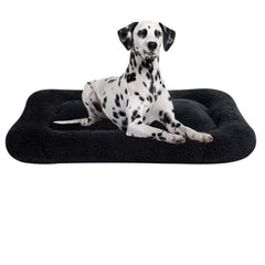 Cama Coohom Deluxe para perro, piel de serpiente, descanso cálido y lujoso.