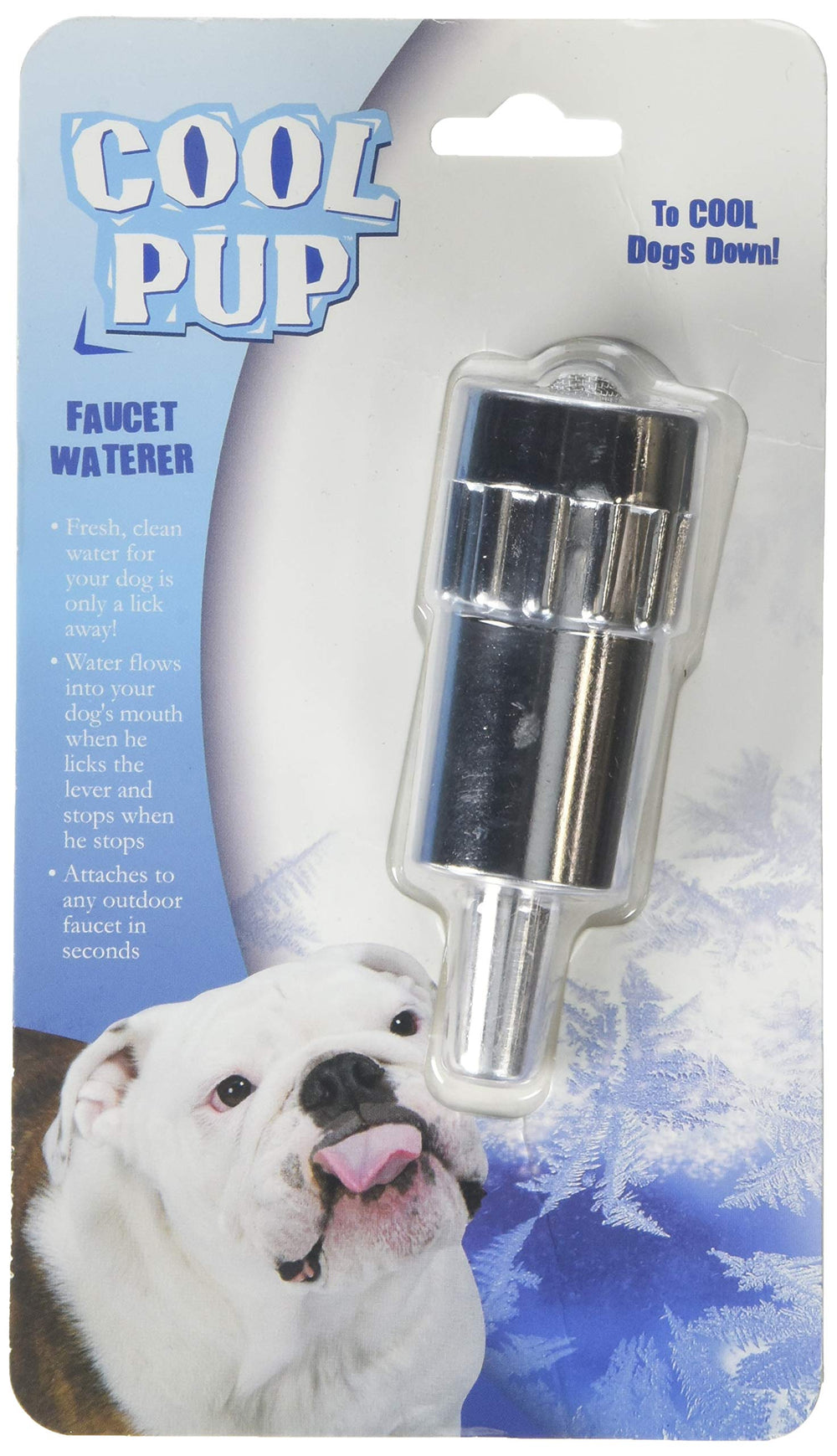 Cool Pup bebederos de grifo para agua fresca exterior, instalación rápida sin herramientas.