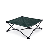 Coolaroo cama elevada para perros plegable, ideal para viajes al aire libre.