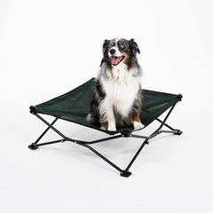 Cama Coolaroo con tejido respirable y flujo de aire 360°, descanso cómodo.