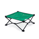 Coolaroo On-The-Go cama para perro elevada y plegable para viajar.