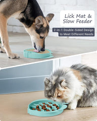 Coomazy tapete-lamer interactivo para perros y gatos.