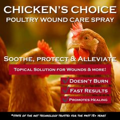 Coop Care protege la piel y evita irritaciones en pollos con prolapso del vent.