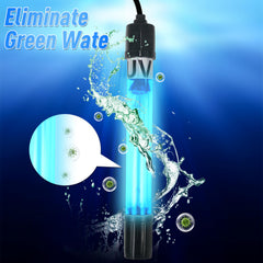 COOSPIDER Luz UV para estanque koi realza colores y visibilidad