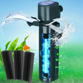 Filtro coospider-repta: filtración rápida para acuarios de 20-75 galones.