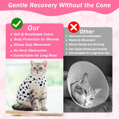 Coppthinktu cuello-elástico, ajuste cómodo para uso diario del gato.
