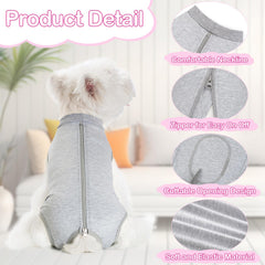 Coppthinktu onesie postoperatorio para perra, ajuste cómodo para dormir.