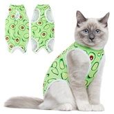 Coppthinktu traje recuperación gato frontal, cómodo y suave para la curación