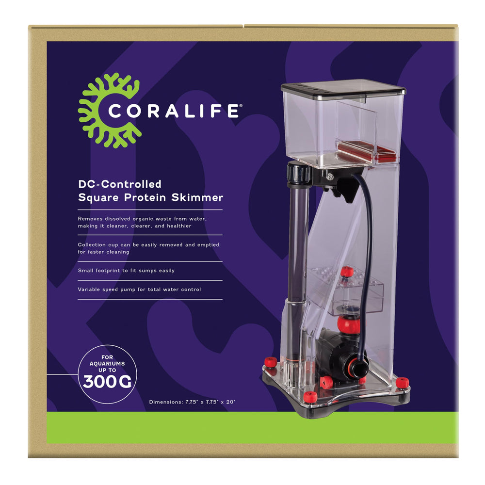 Coralife espumador: copa de recolección fácil de retirar para limpieza rápida.