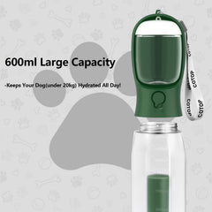 Cotop contenedor-alimentos-perro-integrado ideal para snacks en caminatas.