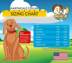Country Brook Petz collar martingale con ajuste ideal para razas medianas.