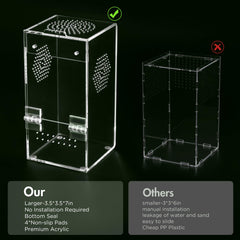 CourtyardAid ventilación en cuatro lados mantiene flujo de aire estable y reduce humedad.