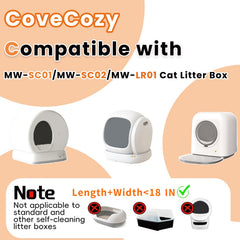 CoveCozy compatible con Meo Want MW-SC01/SC02/LR01 para mantenimiento sencillo.