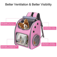 COVONO diseño de malla que favorece ventilación y vista clara para la mascota.