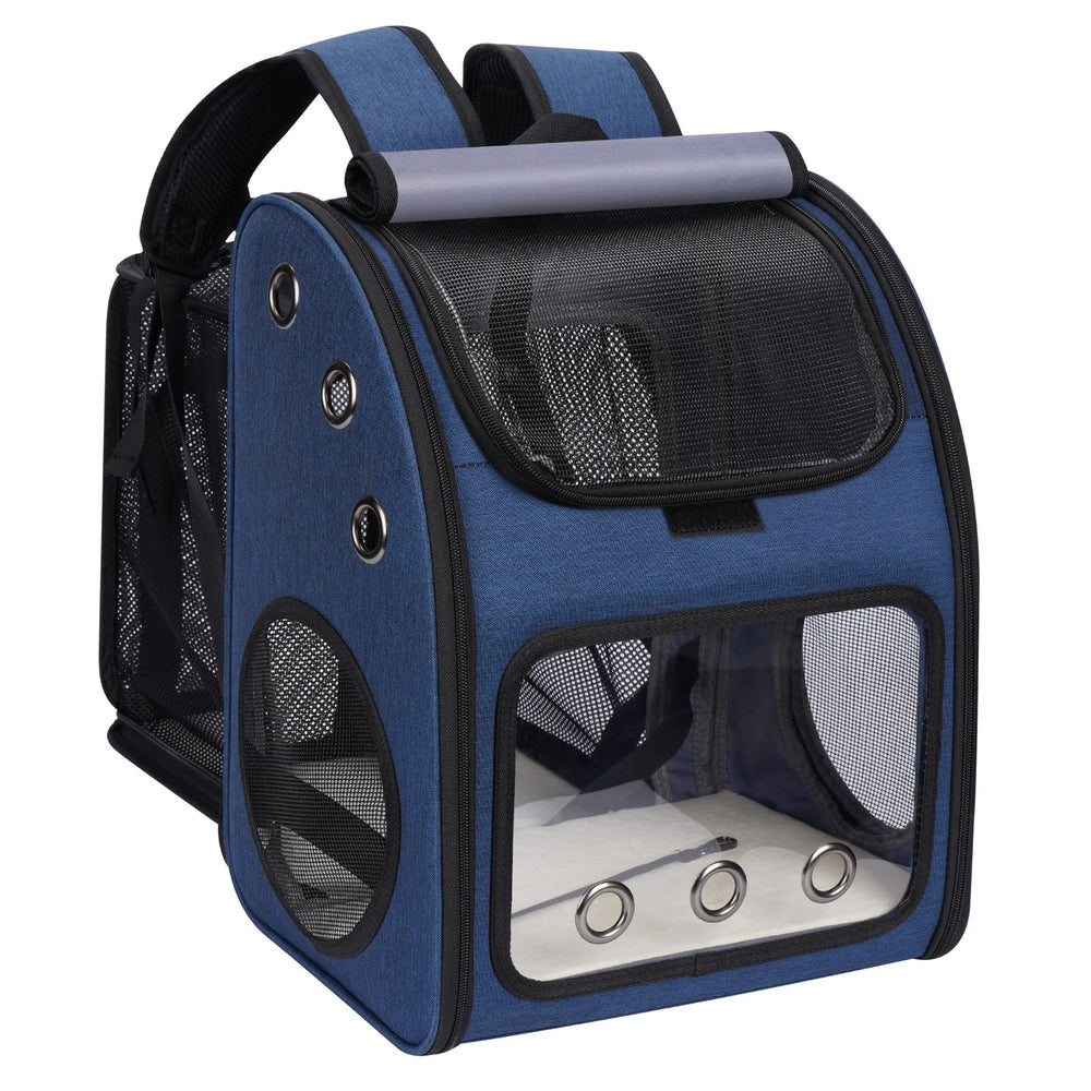 COVONO Mochila mascota con ventana acrílica para observar al compañero.