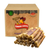 Cowdog Chews rollos gourmet de ternera: sabor intenso para masticar.