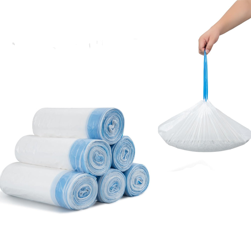 Coziley bolsas-basura para cajón-arena con doble cordón, evita derrames y mantiene manos limpias