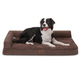 COZY KISS Cama ortopédica para perro grande con espuma de alta densidad que apoya articulaciones.