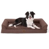 COZY KISS Cama ortopédica para perros grandes con soporte estable.