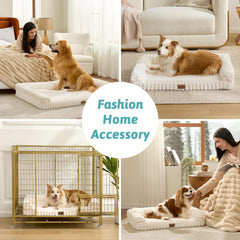 COZY KISS cama para perro pequeño, funda desmontable facilita la limpieza.