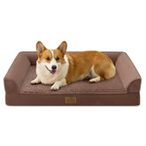 Cama COZY KISS para perros en forma U, apoyo cómodo y estable.