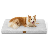 COZY KISS cama para perros XL, vista rectangular con soporte de articulaciones.