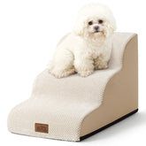 COZY KISS escalera curva para perros pequeños, facilita subir al sofá