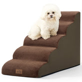 COZY KISS escalera para perros de 5 peldaños facilita subir a camas altas